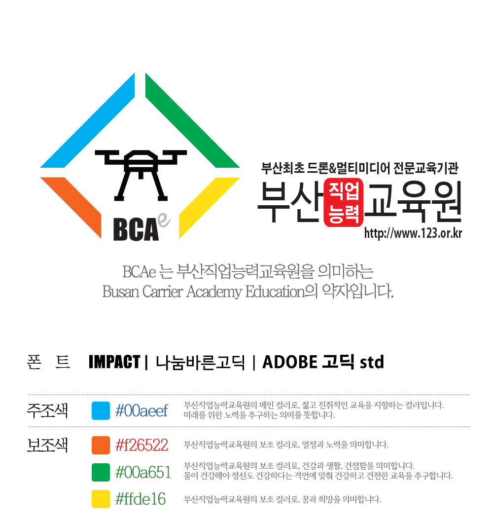 부산직업능력교육원 CI